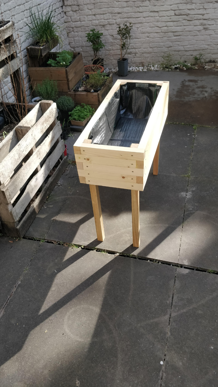 Vaso per piante in legno