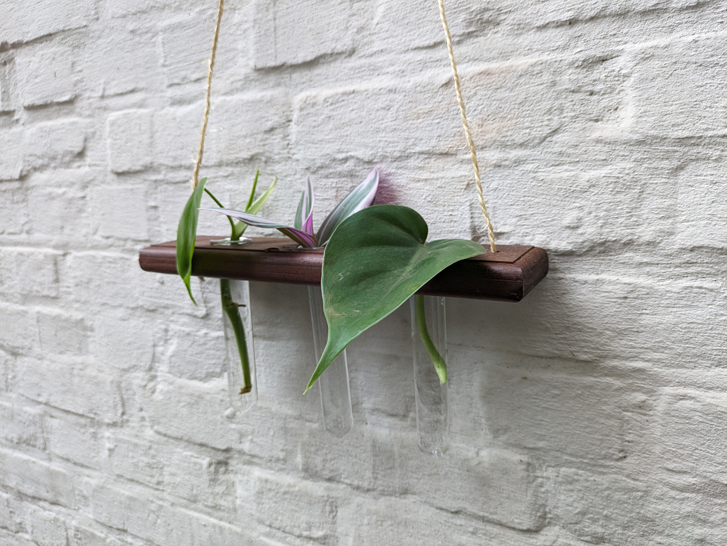 Vista laterale del triple planter